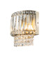 ISLA 3 Light Wall Light with Crystal Antique Brass-3