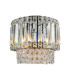 ISLA 3 Light Wall Light with Crystal Polished Chrome-1