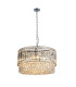 ISLA 6 Light with Crystal Pendant Ceiling Light Polished Chrome-2