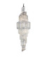 ISLA 19 Light 1600mm Crystal Chrome Ceiling Light
