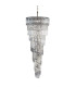 ISLA 21 Light with Crystal Pendant Ceiling Light Antique Brass-1