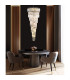 ISLA 21 Light with Crystal Pendant Ceiling Light Antique Brass-2
