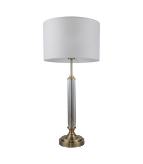 Julie Crystal Table Lamp Antique Brass-1