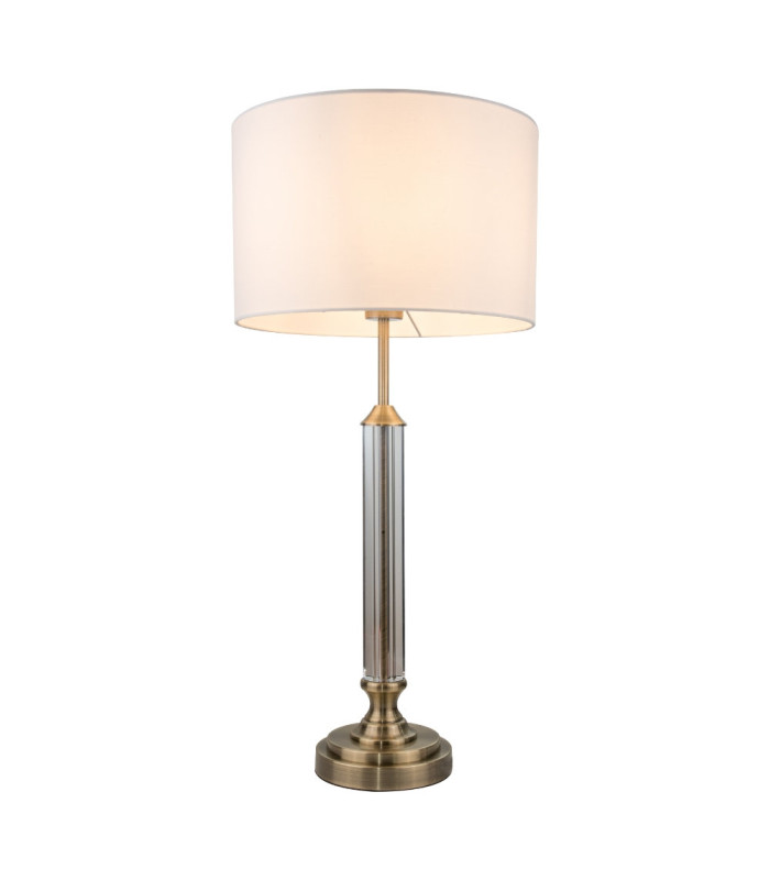 Julie Crystal Table Lamp Antique Brass-3