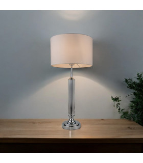 Julie Crystal Table Lamp Polished Chrome-2
