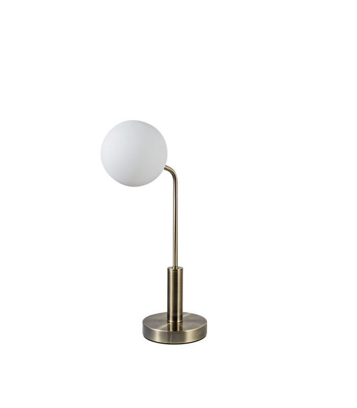 Lando Table Light with Opal Ball Antique Brass-1