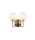 Lando Wall Light with Opal Ball Antique Brass-1