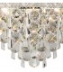 Wall Lamp Medium 3 Light Polished Chrome, Crystal - 7