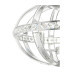 Laura 3 Light Oval Pendant Ceiling Light Polished Chrome-2