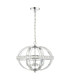 Laura 3 Light Oval Pendant Ceiling Light Polished Chrome-3