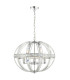 Laura 5 Light Oval Pendant Ceiling Light Polished Chrome-1