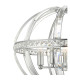 Laura 5 Light Oval Pendant Ceiling Light Polished Chrome-3