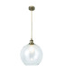 Lewis Medium Glass Ball Pendant Ceiling Light Antique Brass