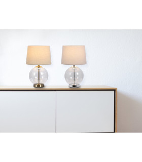 Lewis Table Lamp with Shade Antique Brass-3