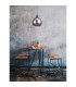 Lewis Medium Glass Ball Pendant Ceiling Light Matt Black-2