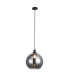 Lewis Medium Glass Ball Pendant Ceiling Light Matt Black-3