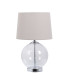 Lewis Polished Table Lamp with Shade Chrome