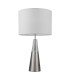 Lola Crystal Table Lamp Satin Chrome-1