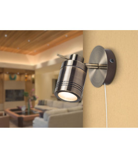 Luxo Single Spotlight Antique Brass-2