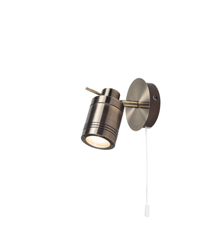 Luxo Single Spotlight Antique Brass-3