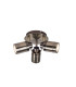 Luxo 3 Light Cluster Spotlight Antique Brass-3