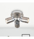 Luxo 3 Light Cluster Spotlight Satin Chrome-2