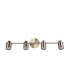 Luxo 4 Light Spotlight Bar Antique Brass-1
