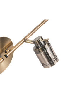 Luxo 4 Light Spotlight Bar Antique Brass-2