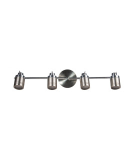 Luxo 4 Light Spotlight Bar Satin Chrome-1