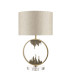 Manhattan and Crystal Table Lamp with Shade Antique Brass-1
