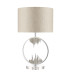 Manhattan and Crystal Table Lamp with Shade Polished Chrome-1