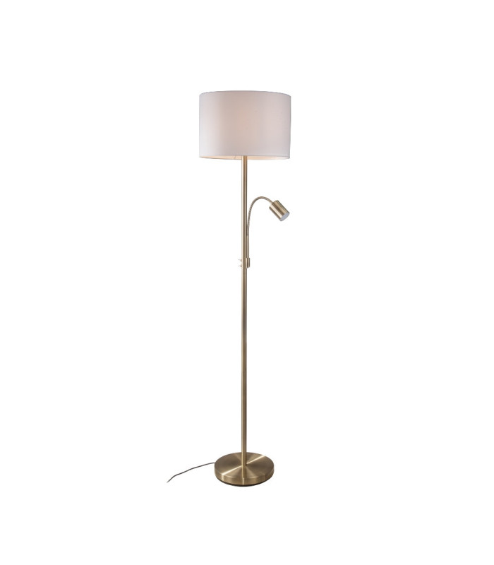 Marshall Mother and Child Floor Lamp Antique Brass-1