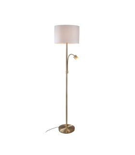 Marshall Mother and Child Floor Lamp Antique Brass-2