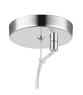 Mason Ribbed Glass Pendant Ceiling Light Amber-2