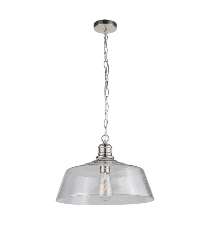 Millar1 Light Pendant Ceiling Light Satin Chrome-1