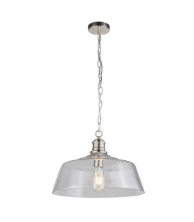 Millar1 Light Pendant Ceiling Light Satin Chrome-2