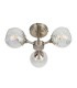 Mona 3 Light Semi Flush Ceiling Light Satin Chrome-1