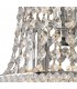 Wall Lamp Large 3 Light Polished Chrome, Crystal - 7