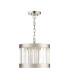Pandora Crystal Pendant Ceiling Light Satin Chrome-1