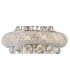 Wall Lamp Large 3 Light Polished Chrome, Crystal - 8