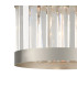 Pandora Crystal Pendant Ceiling Light Satin Chrome-3