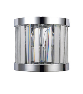 Pandora Crystal Wall Light Polished Chrome