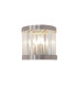 Pandora Crystal Wall Light Satin Chrome