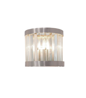 Pandora Crystal Wall Light Satin Chrome