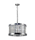 Pandora 3 Light Crystal Pendant Ceiling Light Polished Chrome