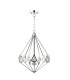Paragon 3 Light Crystal Pendant Ceiling Light Polished Chrome-1