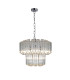 Pierre 4 Light Crystal Ceiling Pendant Ceiling Light Polished Chrome-1