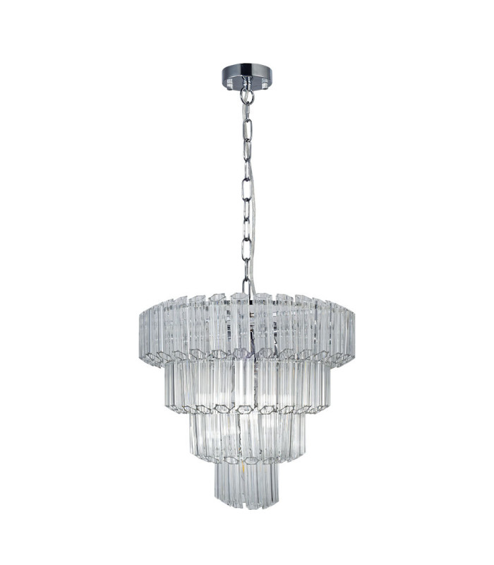 Pierre 11 Light Crystal Ceiling Pendant Ceiling Light Polished Chrome-3