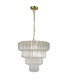 Pierre 11 Light Crystal Ceiling Pendant Ceiling Light Satin Brass-3