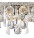 Wall Lamp Large 3 Light Polished Chrome, Crystal - 12